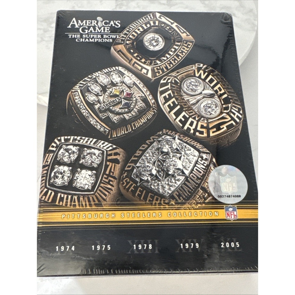 NFL America's Game Super Bowl Champions Pittsburgh Steelers Collection 5 DVD Set